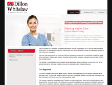 Tablet Screenshot of dillon.com.au