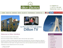 Tablet Screenshot of dillon.ie